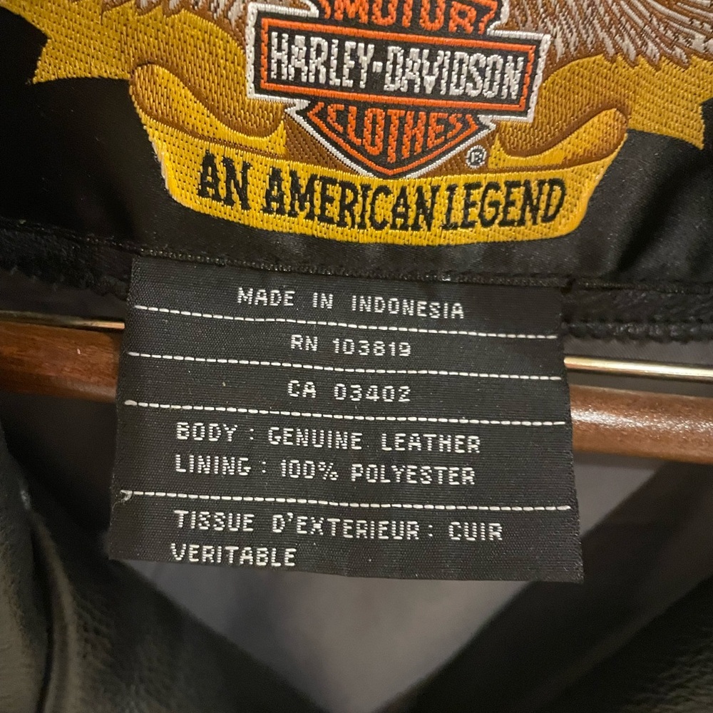 Harley-Davidson Black Leather Jacket